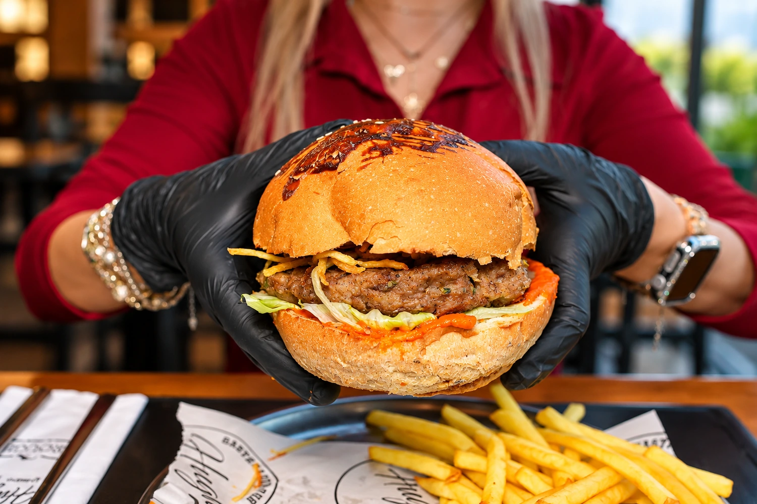 VEJETARYEN BURGER